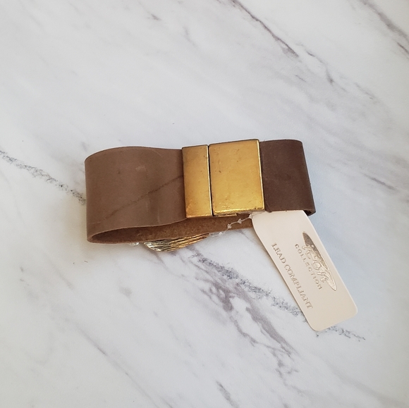 Elephant Turquoise Beaded Two-Tone Bracelet - Picture 5 of 8